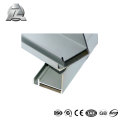 Perfil de aluminio anodizado para panel de paneles solares.